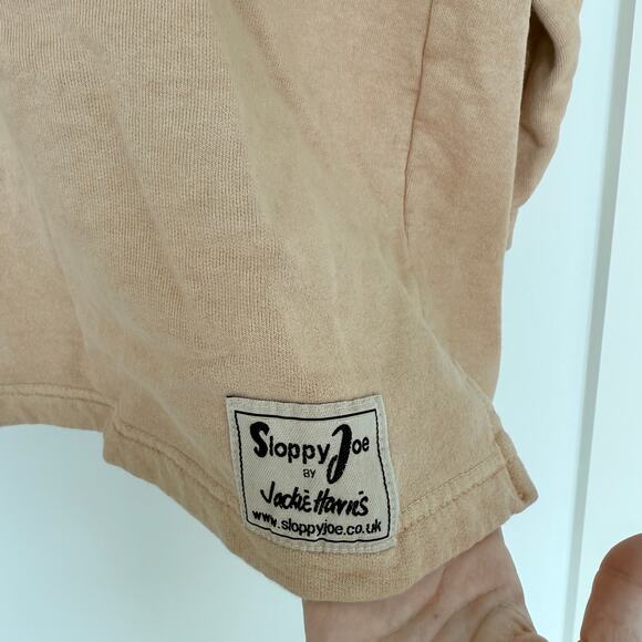 Sloppy Joe Collar Sweatshirt Tan - Picture 7 of 7